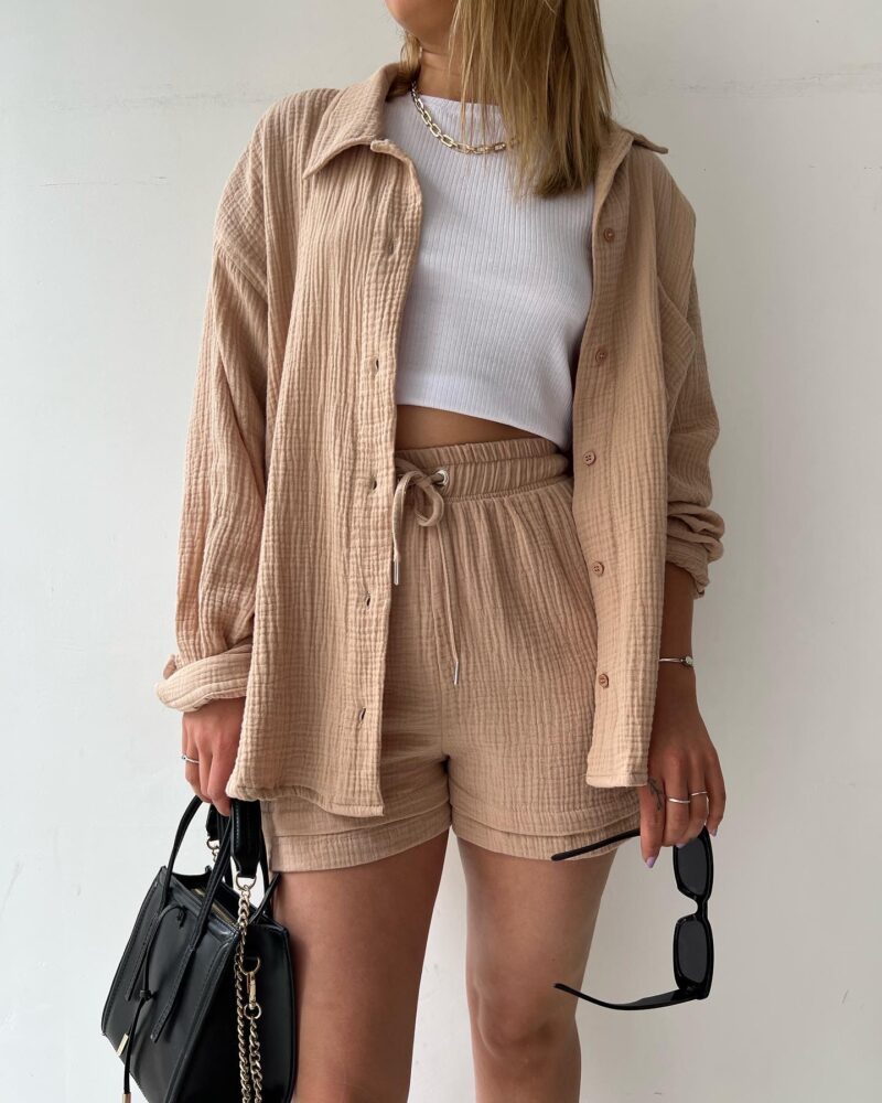 MRS. ALMA™ - Lässiges Baumwoll-Loungewear-Set