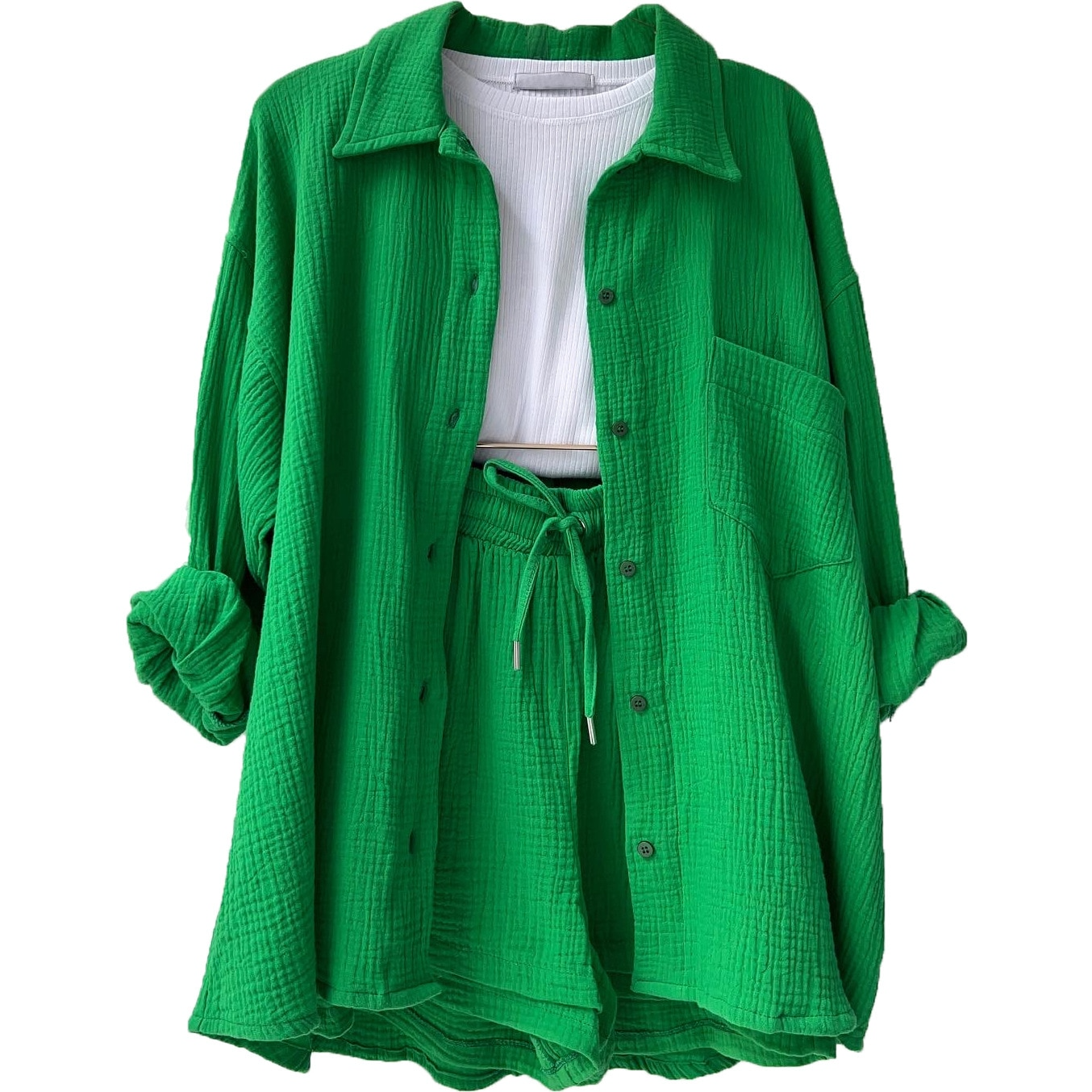 MRS. ALMA™ - Lässiges Baumwoll-Loungewear-Set