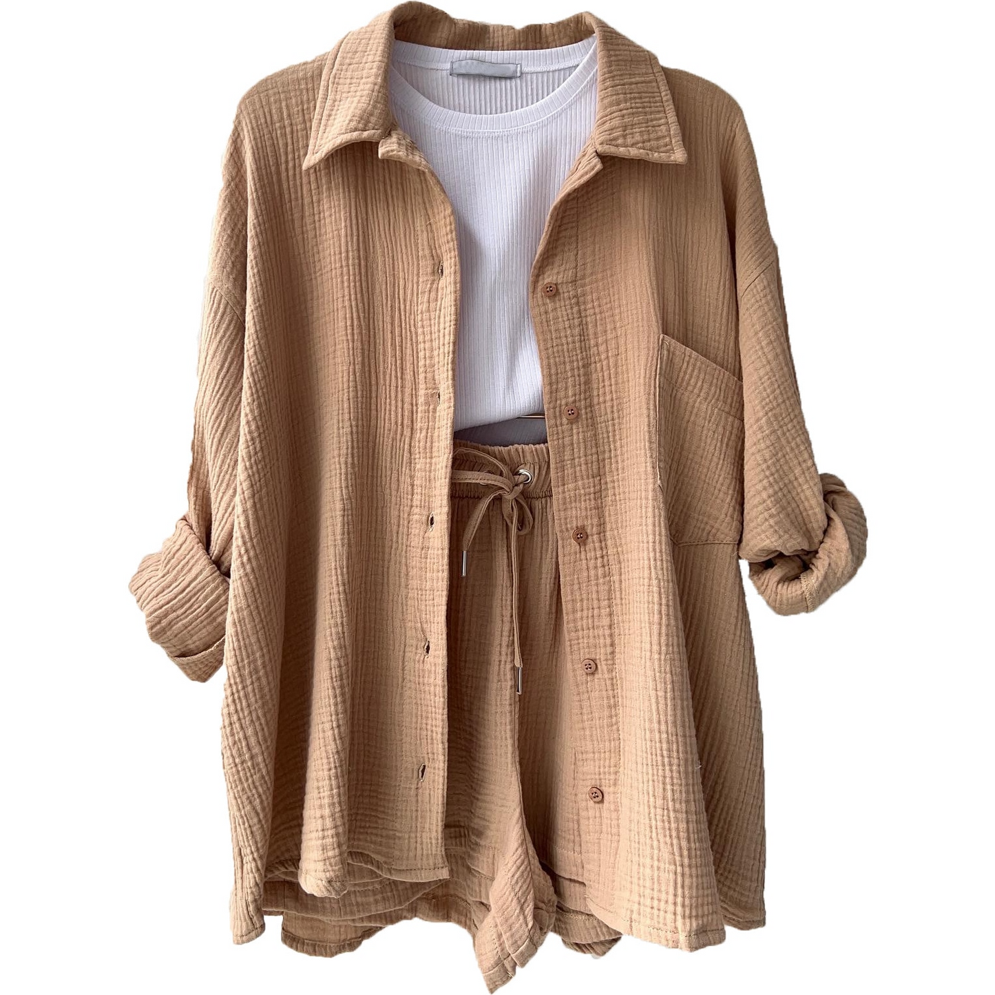MRS. ALMA™ - Lässiges Baumwoll-Loungewear-Set